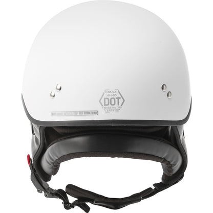 GMax HH-65 Half-Helmet Full Dressed - Matte White - X-Small H9650203_606857