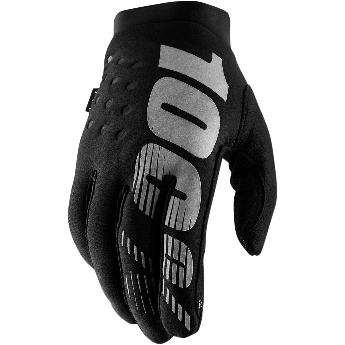100% Brisker Gloves - Black/Grey - 2X-Large  10016-057-14_318361