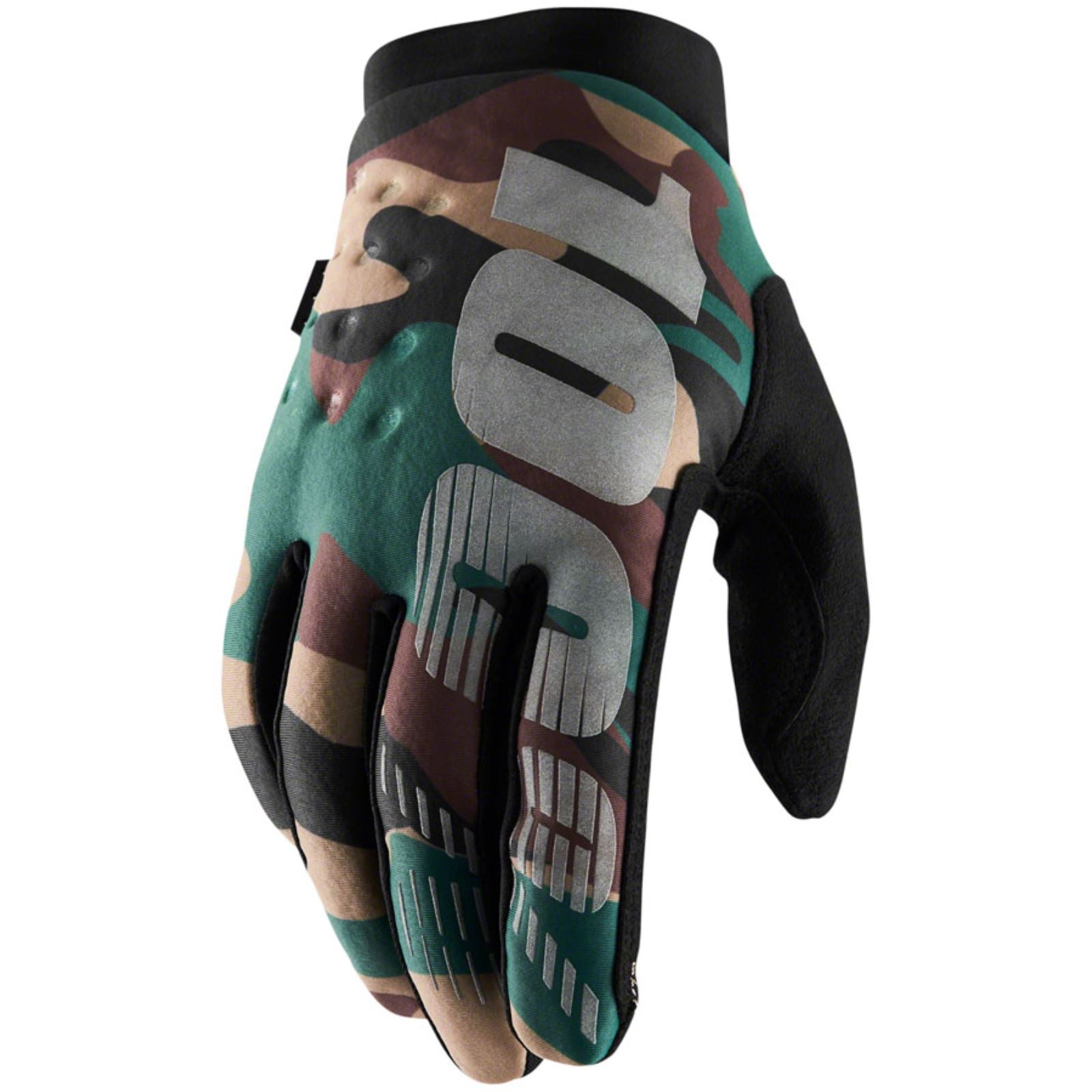 100% Brisker Gloves - Camo - Large 10016-061-12_1361639