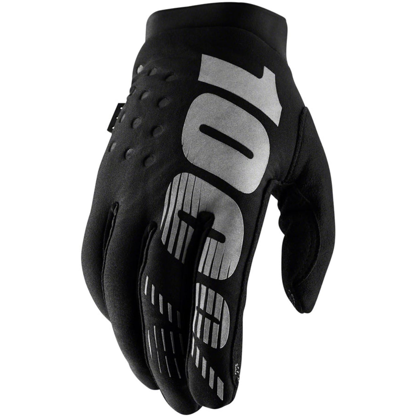 100% Women's Brisker Gloves - Black/Grey -  X-Large  11016-057-11_1247052