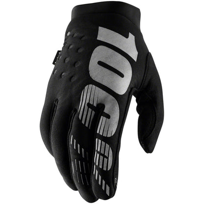 100% Women's Brisker Gloves - Black/Grey -  X-Large  11016-057-11_1247052