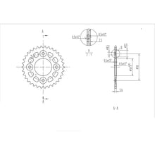 BikeMaster Rear Sprocket 420 - 34-Tooth 220 212 34_129869