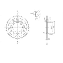 BikeMaster Rear Sprocket 420 - 46-Tooth 221 214 46_129919