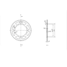 BikeMaster Rear Sprocket 420 - 47-Tooth 221 465 47_129924