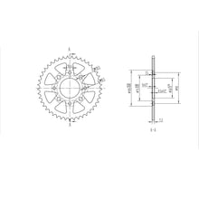 BikeMaster Rear Sprocket 428 - 45-Tooth 230 269 45_129929