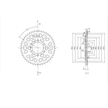 BikeMaster Rear Sprocket 428 - 45-Tooth 231 869 45_129998