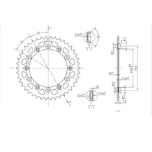 BikeMaster Rear Sprocket 520 - 42-Tooth 240 245/2 42_130023