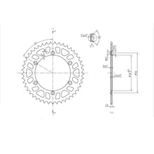 BikeMaster Rear Sprocket 520 - 45-Tooth 240 460 45_130062
