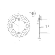 BikeMaster Rear Sprocket 520 - 46-Tooth 240 460 46_130063