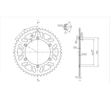BikeMaster Rear Sprocket 520 - 49-Tooth 240 460 49_130067