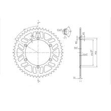 BikeMaster Rear Sprocket 520 - 50-Tooth 240 460 50_130069