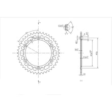 BikeMaster Rear Sprocket 520 - 42-Tooth 240 822 42_130122