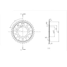 BikeMaster Rear Sprocket 520 - 39-Tooth 240 823 39_130132