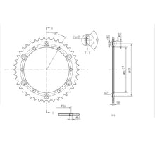 BikeMaster Rear Sprocket 520 - 42-Tooth 240 853 42_130140