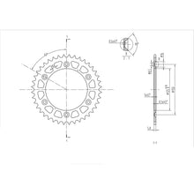 BikeMaster Rear Sprocket 520 - 40-Tooth 240 897 40_130164