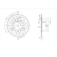BikeMaster Rear Sprocket 520 - 40-Tooth 241 478 40_130190