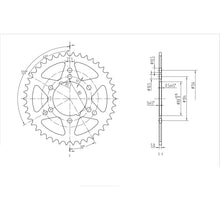 BikeMaster Rear Sprocket 520 - 42-Tooth 241 478 42_130192
