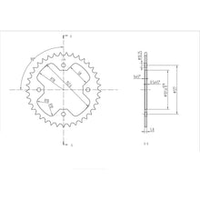 BikeMaster Rear Sprocket 520 - 37-Tooth 241 480 37_130193