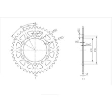BikeMaster Rear Sprocket 520 - 42-Tooth 241 486 42_130196
