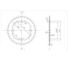 BikeMaster Rear Sprocket 520 - 42-Tooth 241 857 42_130215