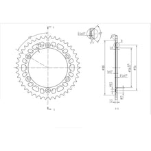 BikeMaster Rear Sprocket 525 - 42-Tooth 251 791 42_130286