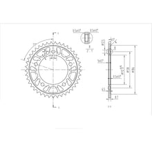 BikeMaster Rear Sprocket 530 - 41-Tooth 260 302 41_130319