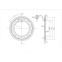 BikeMaster Rear Sprocket 530 - 45-Tooth 260 502 45_130356