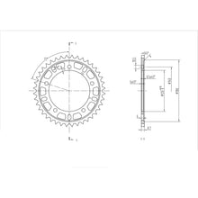 BikeMaster Rear Sprocket 530 - 40-Tooth 261 800 40_130420