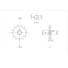 BikeMaster Front Sprocket 428 - 13-Tooth 130 428 13_130484