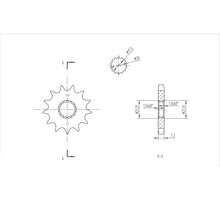 BikeMaster Front Sprocket 428 - 13-Tooth 130 558 13_130490