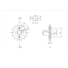 BikeMaster Front Sprocket 428 - 14-Tooth 131 263 14_130497