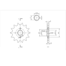 BikeMaster Front Sprocket 520 - 14-Tooth 140 287 14_130522