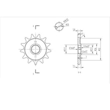 BikeMaster Front Sprocket 520 - 13-Tooth 140 326 13_130525