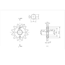 BikeMaster Front Sprocket 520 - 12-Tooth 140 327 12_130526