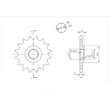 BikeMaster Front Sprocket 520 - 16-Tooth 140 402 16_130538