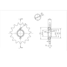 BikeMaster Front Sprocket 520 - 15-Tooth 140 511 15_130564