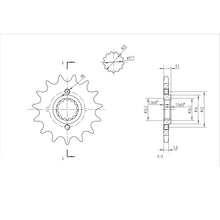 BikeMaster Front Sprocket 520 - 15-Tooth 140 516 15_130566