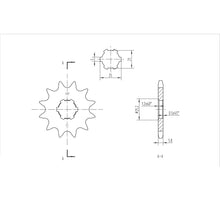 BikeMaster Front Sprocket 520 - 12-Tooth 140 569 12_130579