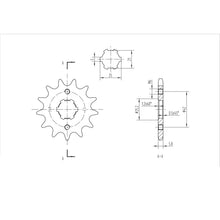 BikeMaster Front Sprocket 520 - 13-Tooth 140 569 13_130580