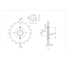 BikeMaster Front Sprocket 520 - 17-Tooth 140 569 17_130585