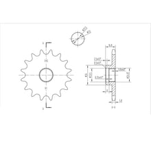 BikeMaster Front Sprocket 520 - 16-Tooth 140 582 16_130593