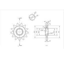 BikeMaster Front Sprocket 520 - 13-Tooth 140 715 13_130596