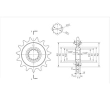 BikeMaster Front Sprocket 520 - 15-Tooth 140 823 15_130605