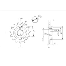 BikeMaster Front Sprocket 520 - 15-Tooth 141 307 15_130624