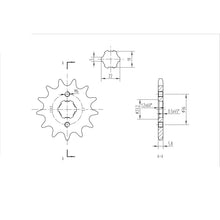 BikeMaster Front Sprocket 520 - 13-Tooth 141 352 13_130643