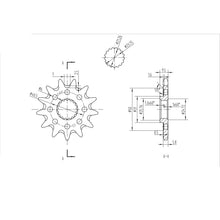 BikeMaster Front Sprocket 520 - 13-Tooth 141 441 13+_130647