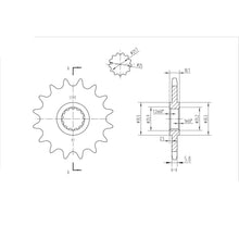 BikeMaster Front Sprocket 520 - 16-Tooth 141 595 16_130672