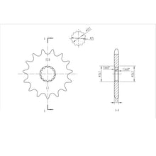 BikeMaster Front Sprocket 525 - 15-Tooth 150 520 15_130694
