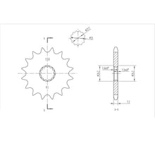 BikeMaster Front Sprocket 525 - 16-Tooth 150 520 16_130695