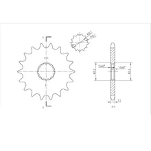 BikeMaster Front Sprocket 525 - 18-Tooth 151 183 18_130706